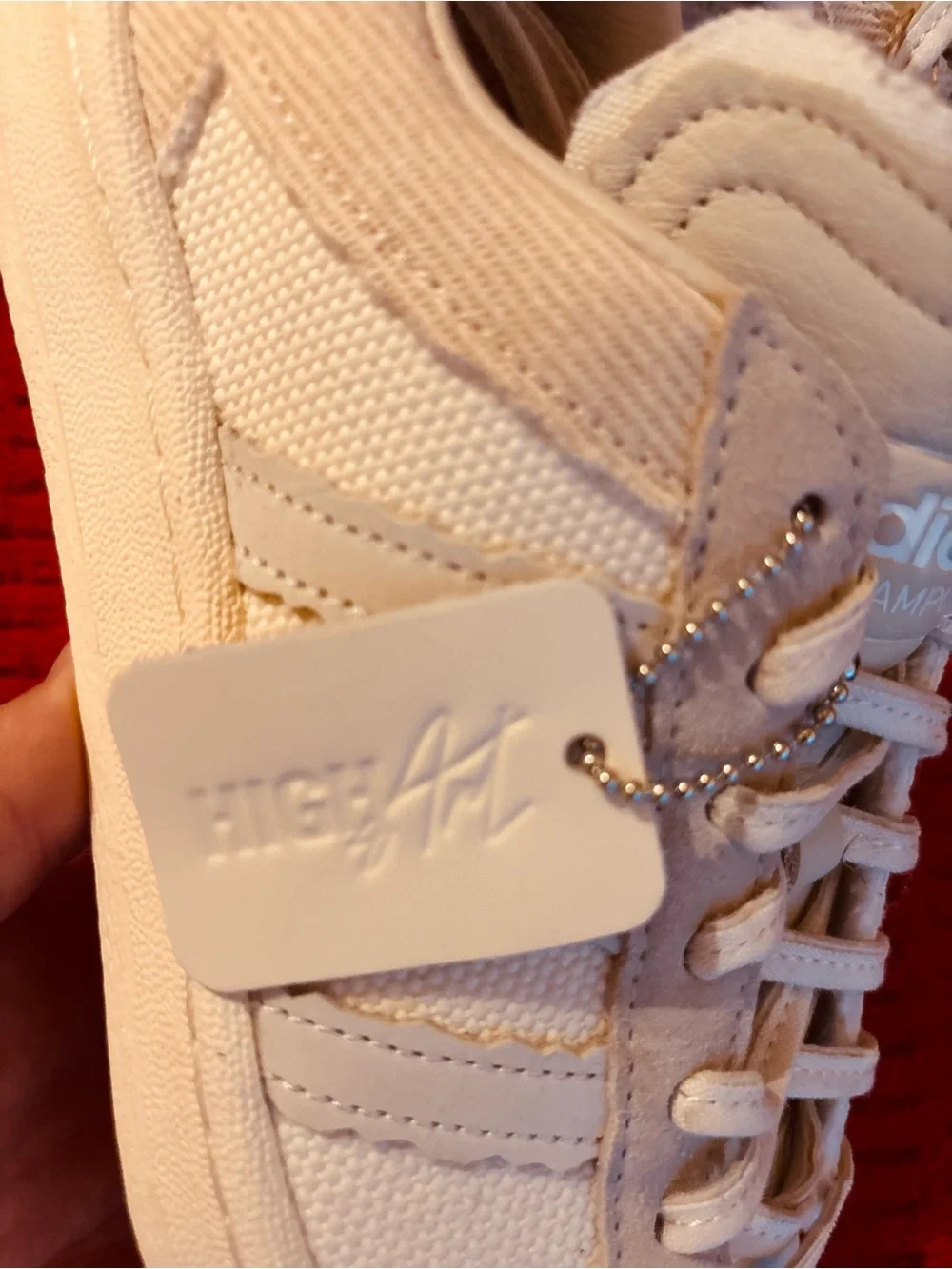 adidas Mens Cream/White Low-Top Sneakers